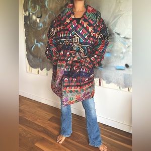 Farm Rio colorful warm coat